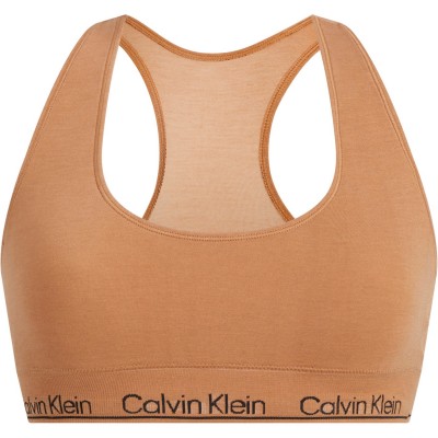 бюстие,calvin,klein,modern,seamless,racerback,bralette,sandlewood