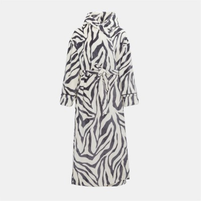 дамски,пижами,biba,biba,cosy,maxi,robe,ladies,grey,zebra
