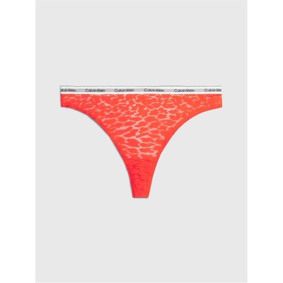 дамски,пижами,дамско,бельо,calvin,klein,modern,cotton,lace,thong,cherry,tomato
