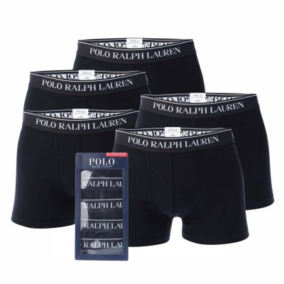 боксерки,бельо,за,училище,мъжко,бельо,polo,ralph,lauren,5,pack,of,trunks,black