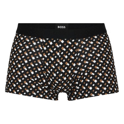 боксерки,аксесоари,на,разпродажба,мъжко,бельо,boss,men's,soft,fabric,logo,detail,trunks,monogrammlti991