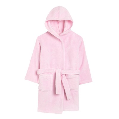 бебешки,облекла,be,you,younger,girls,plain,robe,pink