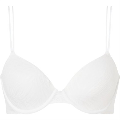 дамски,пижами,дамско,бельо,calvin,klein,lightly,lined,demi,white