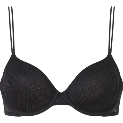 дамски,пижами,дамско,бельо,calvin,klein,lightly,lined,demi,black