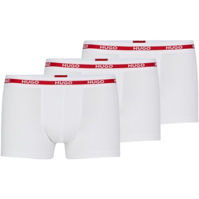 боксерки,мъжко,бельо,hugo,3,pack,organic,boxer,shorts,open,white,120