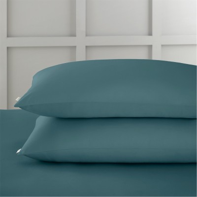 спално,бельо,и,комплекти,bianca,400,tc,cotton,sateen,standard,pillowcase,pair,teal