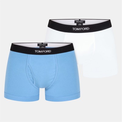 боксерки,аксесоари,на,разпродажба,мъжко,бельо,tom,ford,men's,plain,cotton,boxer,briefs,2,pack,white,sky,blue