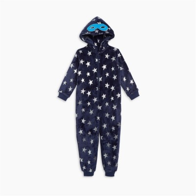 детска,пижама,детски,пижами,studio,younger,boys,super,hero,onesie,navy