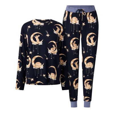 комплект,дамски,пижами,chelsea,peers,chelsp,crw,pj,set,ld64,bunny,navy