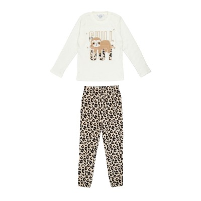 детски,пижами,miso,girls,sloth,twosie,cream