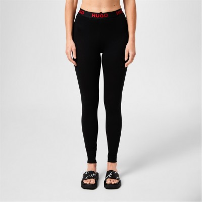 клин,дамски,пижами,hugo,sporty,logo,leggings,10250835,black