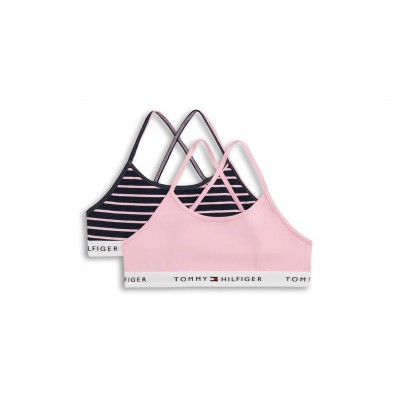 бюстие,tommy,hilfiger,tommy,2pk,bralette,jn62,pink,stripe,06g