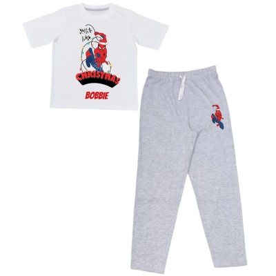 детски,пижами,детски,3/4,панталони,linea,christmas,junior,disney,pjs,spiderman