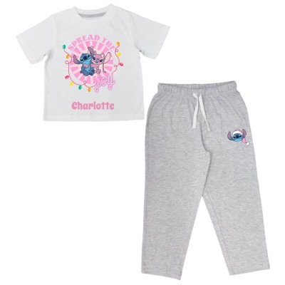 бебешки,облекла,детски,пижами,детски,3/4,панталони,linea,christmas,infant,disney,pjs,stitch