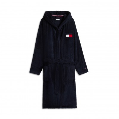 мъжки,пижами,дамски,пижами,tommy,hilfiger,heritage,bathrobe,navy,blue