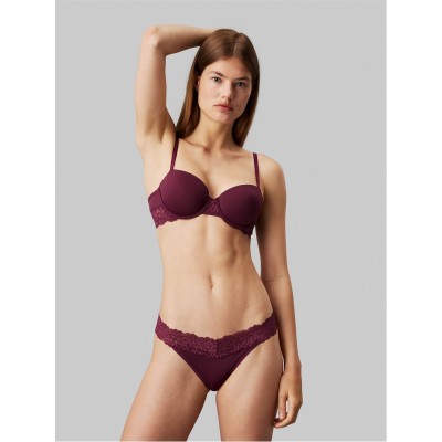 дамски,пижами,дамско,бельо,calvin,klein,thong,mauve,wine