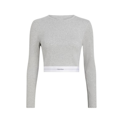 calvin,klein,l,s,crop,crew,grey,heather