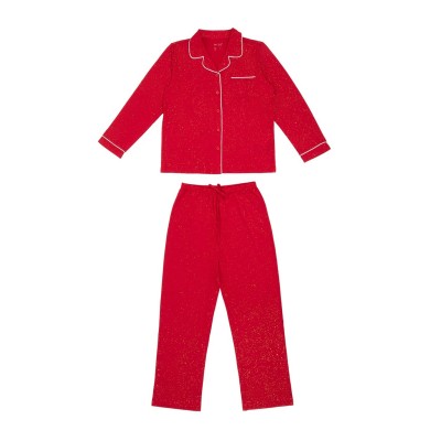 пижама,детски,пижами,miso,girls,mini,me,sparkle,pyjama,set,red