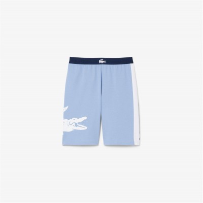 поларени,къси,панталони,мъжки,пижами,lacoste,fleece,lounge,shorts,blue,30y