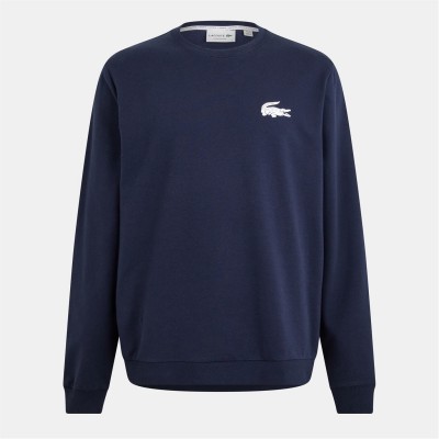 блуза,мъжки,пижами,lacoste,logo,sweatshirt,navy,525