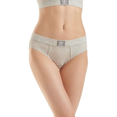 слипове,аксесоари,на,разпродажба,дамско,бельо,adidas,originals,originals,2x2,rib,high,waist,brief,heather,grey
