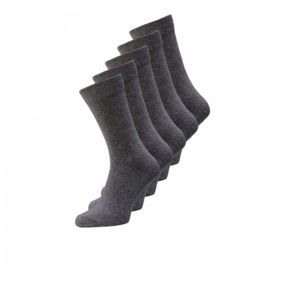 мъжки,чорапи,мъжки,чорапи,jack,and,jones,5,pack,jens,dress,socks,mens,dk,grey,melange