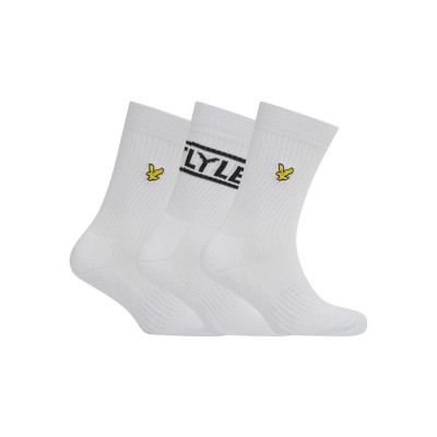 мъжки,чорапи,lyle,and,scott,lyle,3,pack,crew,sn00,white
