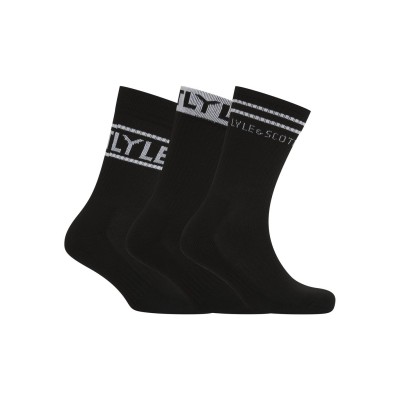 мъжки,чорапи,lyle,and,scott,lyle,3,pack,crew,sn00,black