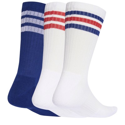 чорапи,чорапи,за,училище,мъжки,чорапи,дамски,чорапи,adidas,3,pack,crew,socks,adults,white,navy,red