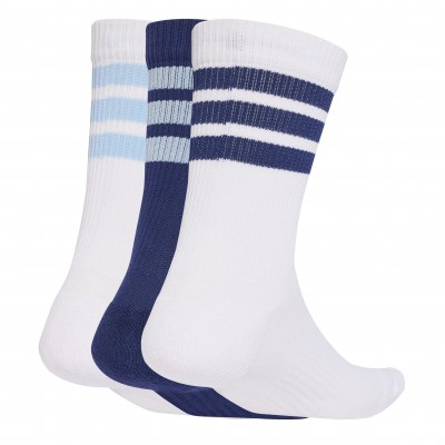 чорапи,мъжки,чорапи,дамски,чорапи,бягане,adidas,3,pack,crew,socks,adults,blue,white,3s