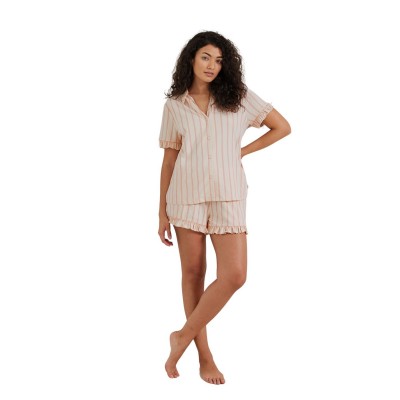 комплект,дамски,пижами,chelsea,peers,chelsp,jersey,ss,set,ld52,pink,stripe