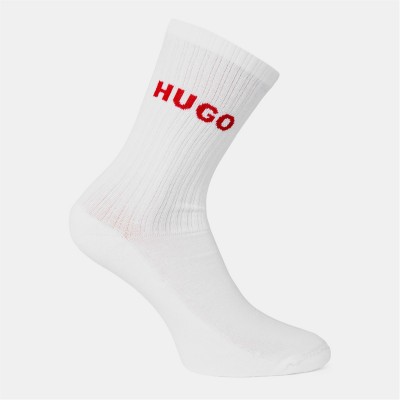 чорапи,чорапи,на,разпродажба,всички,чорапи,дамски,чорапи,hugo,women's,crew,socks,white