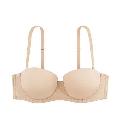 dorina,michelle,underwired,bandeau,bra,nude