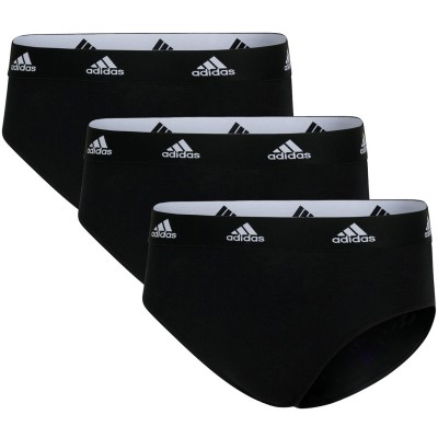 слипове,дамско,лятно,бельо,разпродажба,adidas,adidas,3,pack,active,comfort,cotton,brief,black
