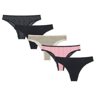 дамско,лятно,бельо,дамско,бельо,miso,5pk,brazillian,ld,black,white
