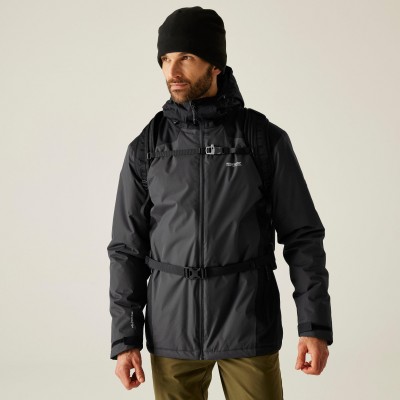 яке,мъжки,якета,regatta,men,s,thornridge,waterproof,insulated,puffer,jacket,ash,black