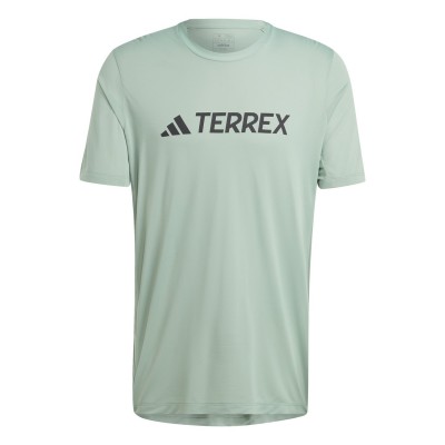 тениска,туристическо,облекло,мъжко,туристическо,облекло,разпродажба,adidas,мъжки,тениски,adidas,terrex,multi,endurance,tech,t,shirt,silver,green