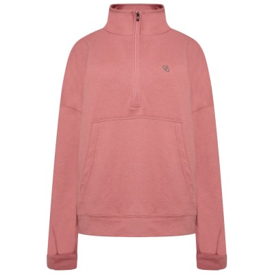 дамска,поларена,блуза,дамски,туристически,полари,dare,2b,2b,recoup,sweatshirt,quarter,zip,fleece,womens,mesa,rose