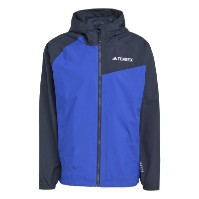 непромокаемо,яке,мъжки,водоустойчиви,adidas,men,s,terrex,multi,2,layer,rain,rdy,long,sleeve,waterproof,jacket,blue,black