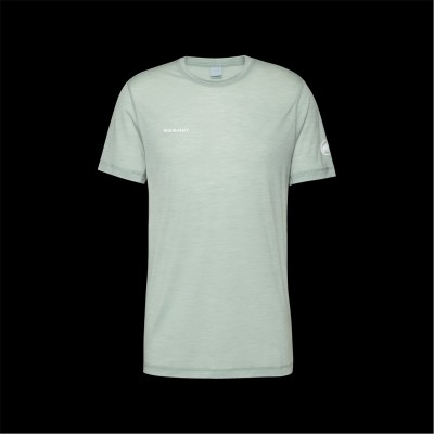тениска,туристическо,облекло,мъжко,туристическо,облекло,mammut,wool,tee,sn53,silver,sage