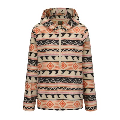 дамска,поларена,блуза,туристическо,облекло,дамско,туристическо,облекло,дамски,туристически,полари,gelert,1,4,zip,hooded,fleece,top,womens,cream,aop