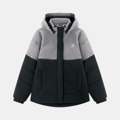 яке,детски,якета,и,палта,karrimor,kids,orbit,baffle,thermolite,hooded,insulated,puffer,jacket,grey,black