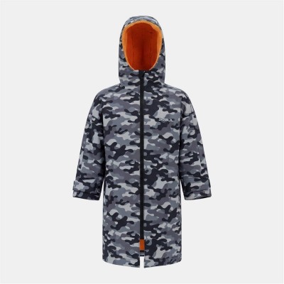 gul,unisex,kids,gelert,waterproof,fleece,lined,long,sleeve,oversized,fit,insulated,robe,camo