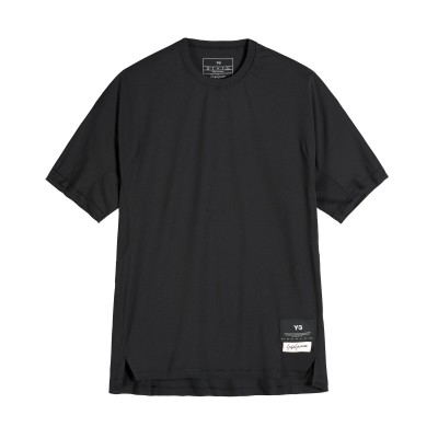 фланелка,с,къс,ръкав,мъжки,тениски,лека,атлетика,y3,men,s,short,sleeve,performance,running,top,black