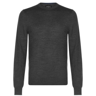 пуловер,мъжки,пуловери,howick,merino,crew,jumper,charcoal