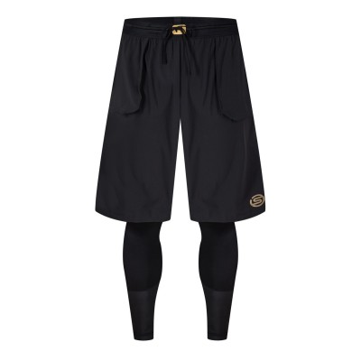 клин,мъжко,фитнес,облекло,skins,men's,performance,gym,legging,black