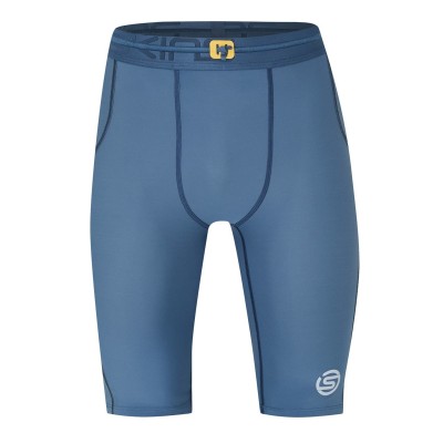 клин,мъжко,фитнес,облекло,skins,men's,performance,gym,legging,blue