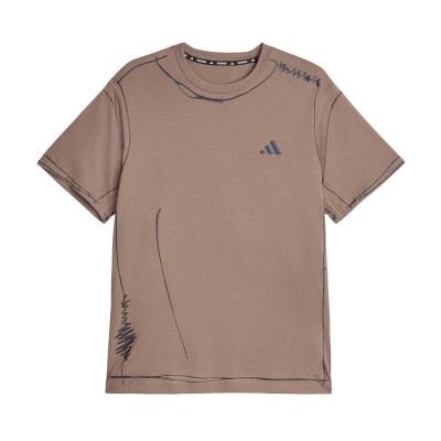 тениска,мъжки,тениски,бягане,лека,атлетика,adidas,originals,x,sftm,mens,running,unitefit,t,shirt,trace,brown