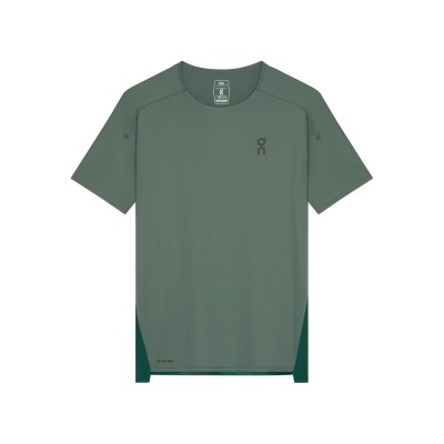 on,men's,short,sleeve,performance,running,top,olive