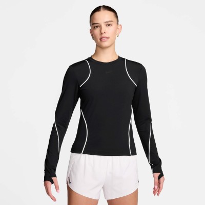 тениска,дамски,облекла,за,бягане,nike,run,division,long,sleeve,t,shirt,black,silver
